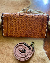 Tooled Leather Cross Body / Wallet / Clutch