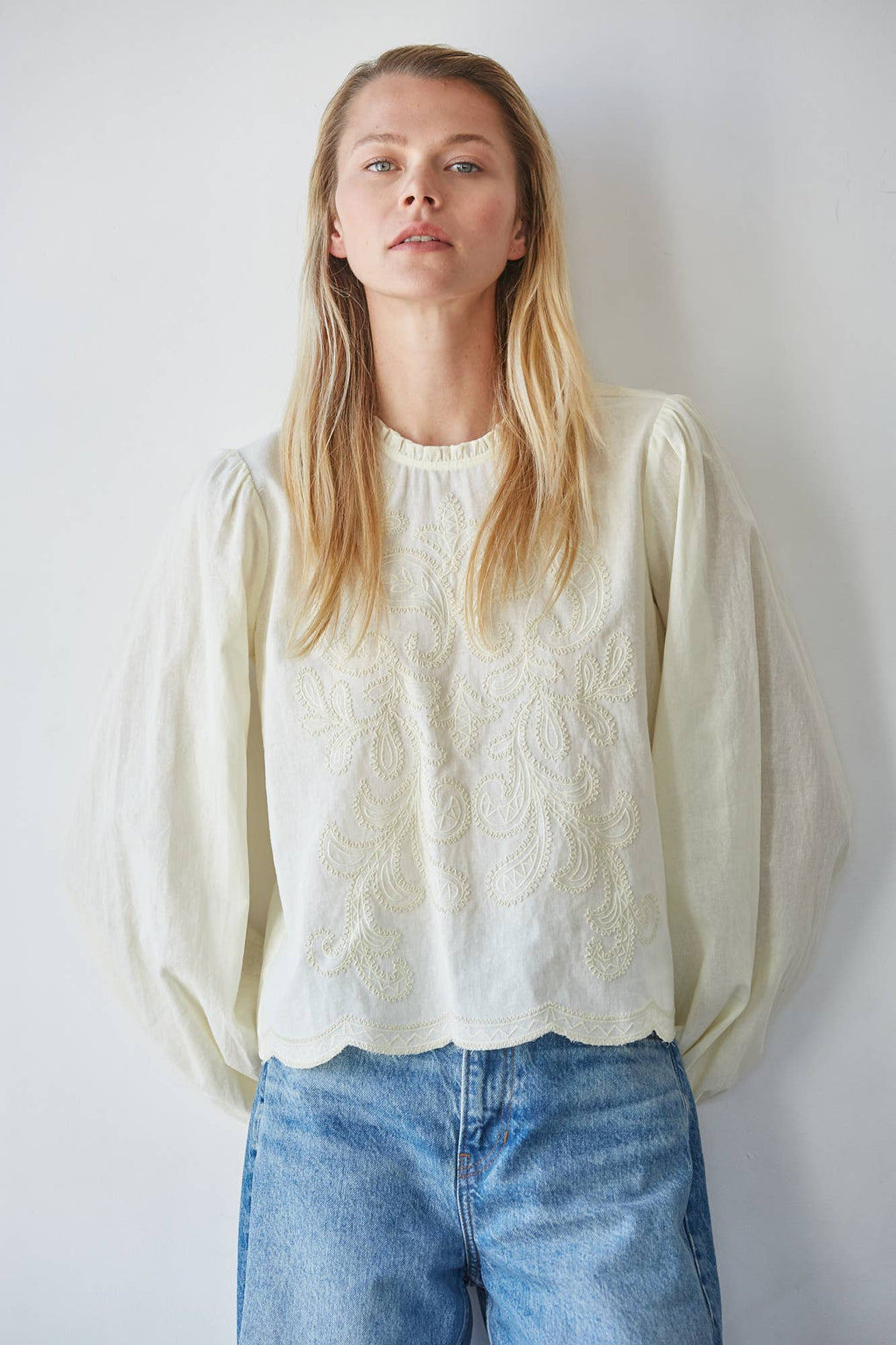 Sandy Embroidered Top