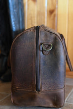 Leather Work Overnight Bag