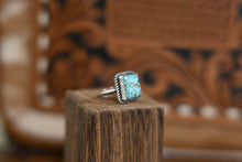 Square Cut Turquoise Ring