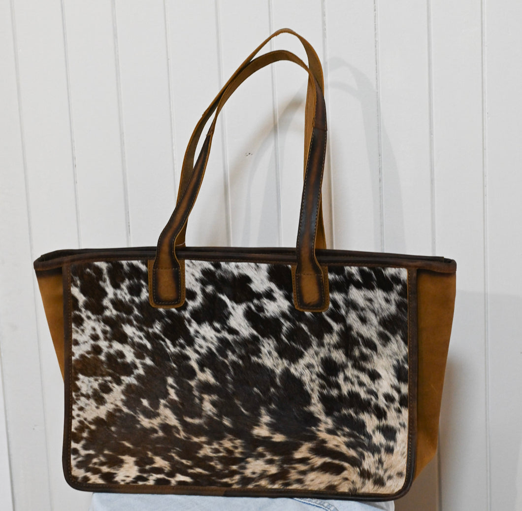 Cowhide Tote Bag