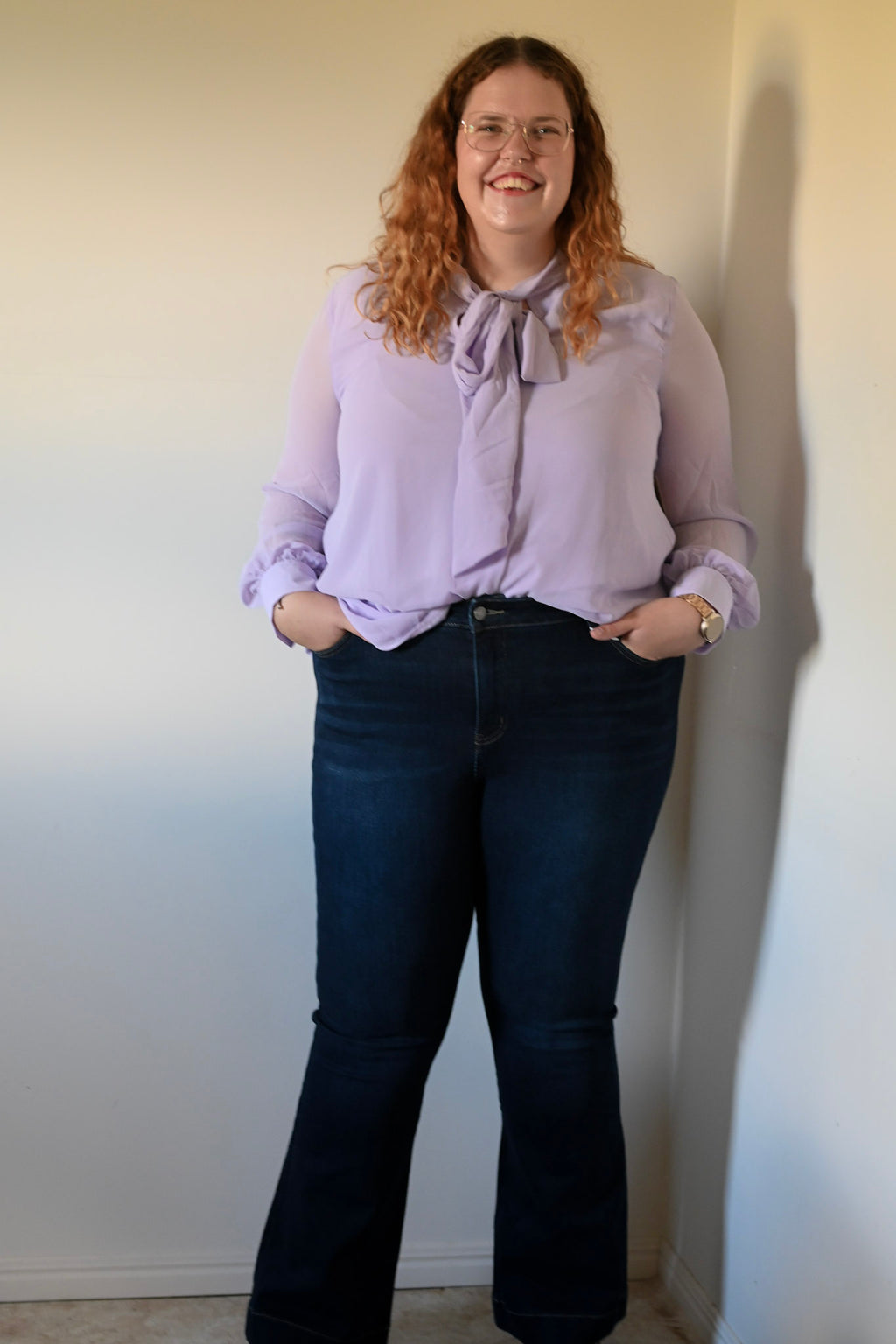 Curvy High Rise Flare Jeans