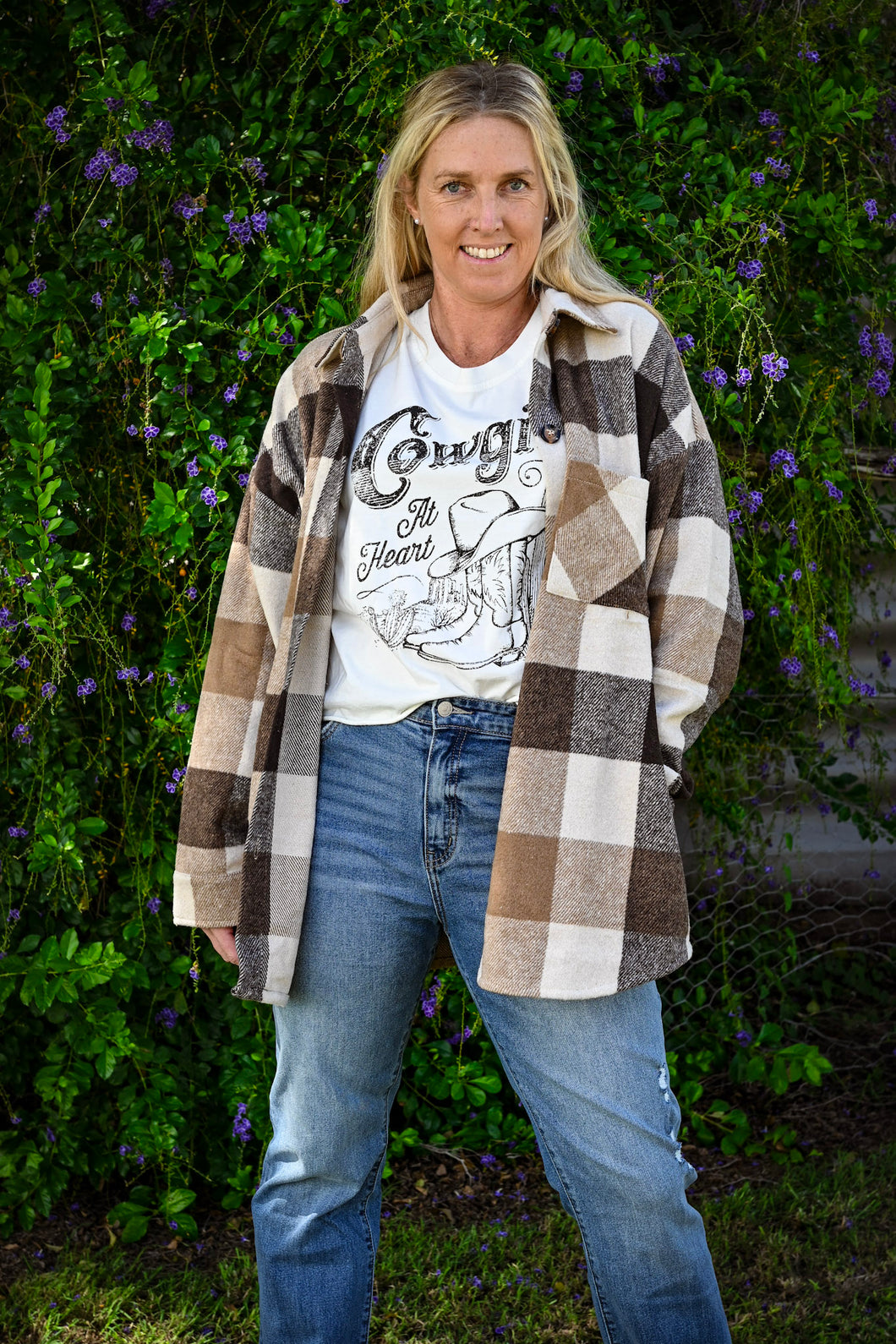 Curvy Plaid Shacket