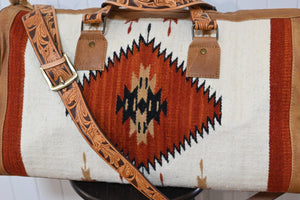 Aztec Rust Weekend Bag