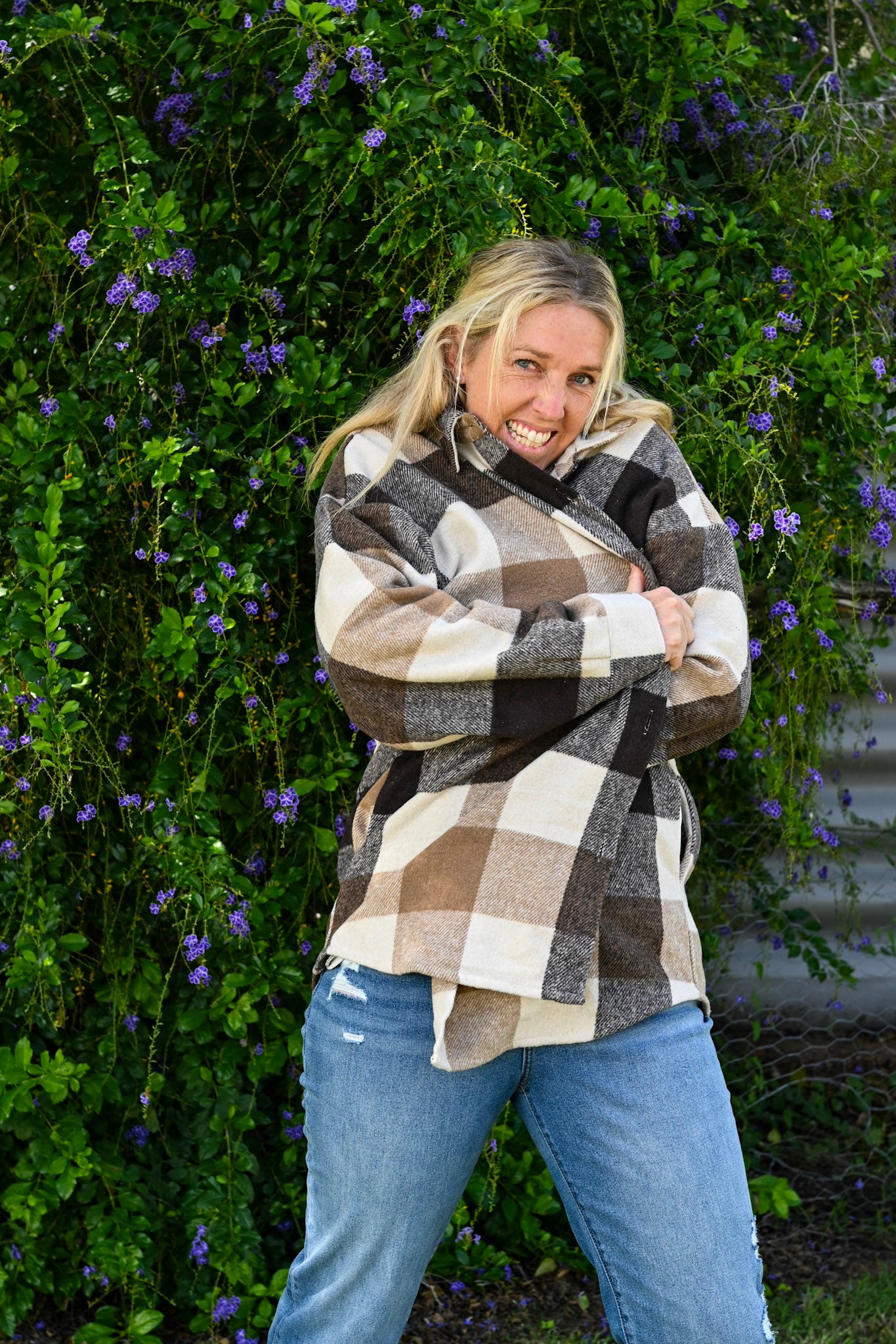 Curvy Plaid Shacket