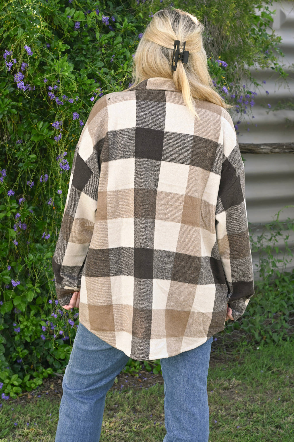 Curvy Plaid Shacket