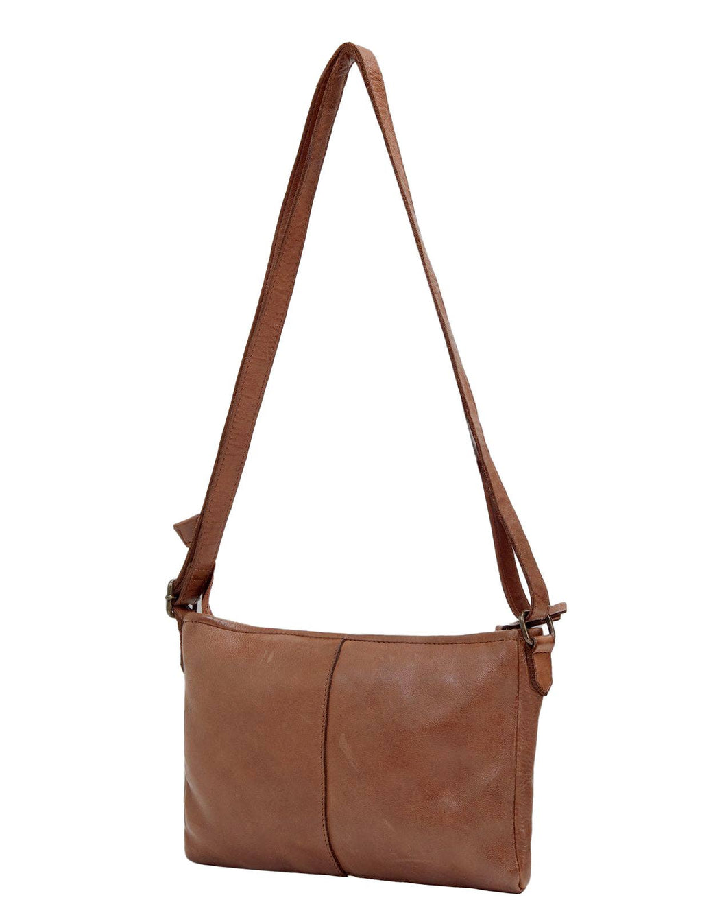 JINDABYNE WOVEN PANELLED LEATHER XBODY BAG