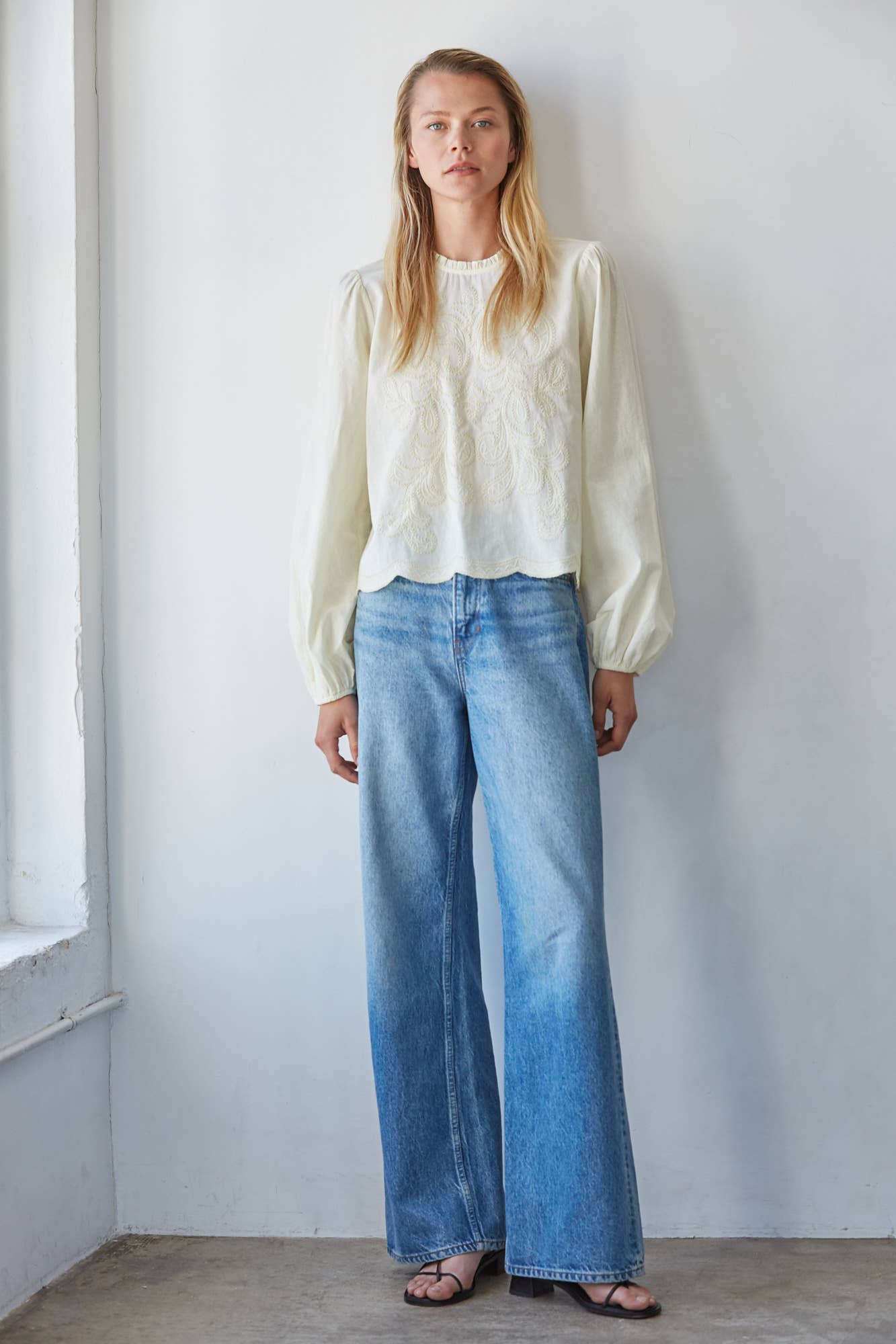 Sandy Embroidered Top