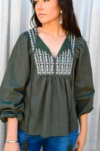 Elide Embroidered Blouse