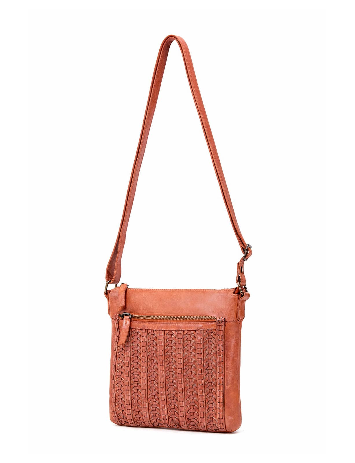 ARMIDALE WOVEN DETAIL LEATHER XBODY BAG
