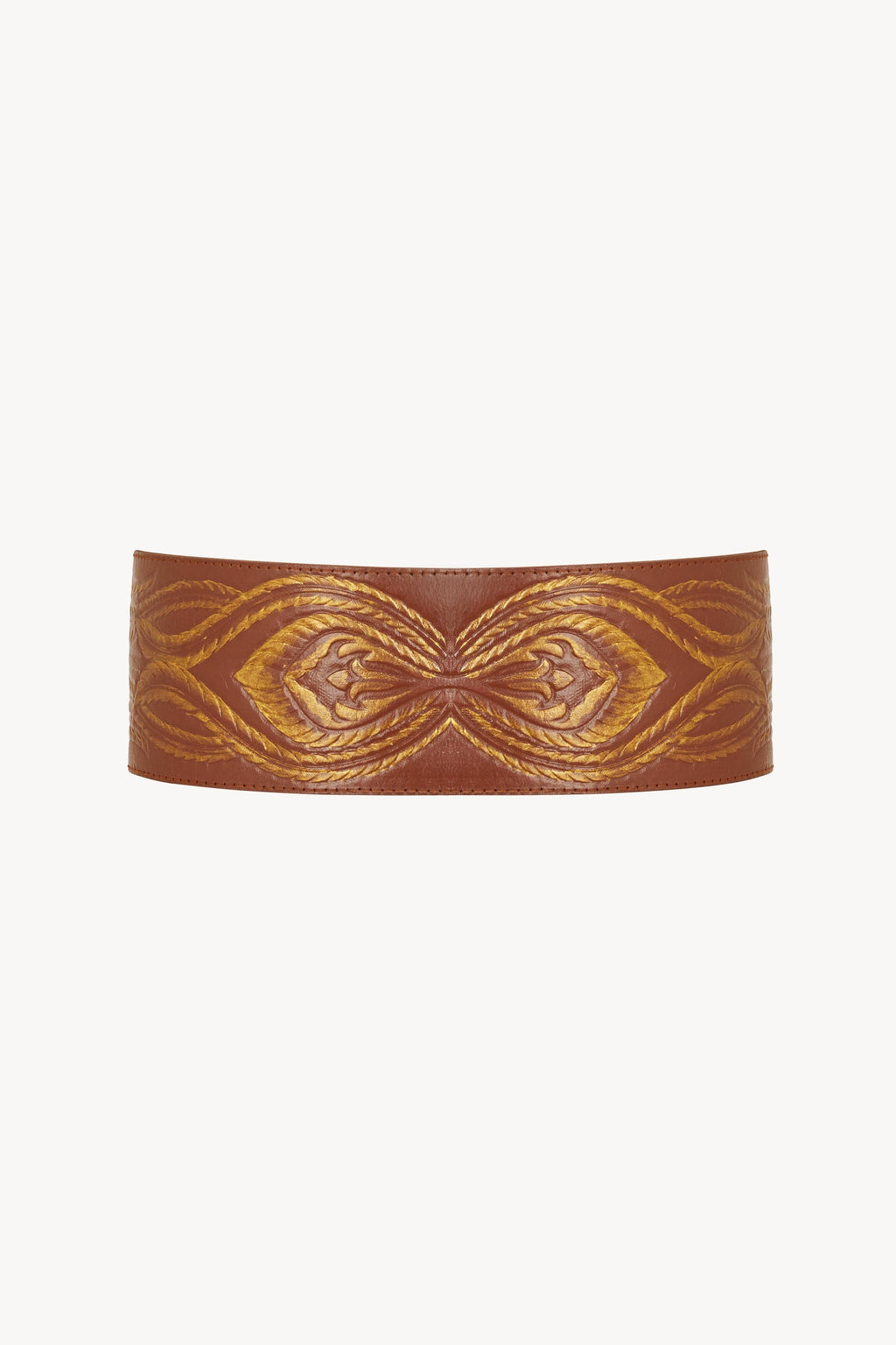 Marrakesh Shimmer Belt Tobacco/Gold