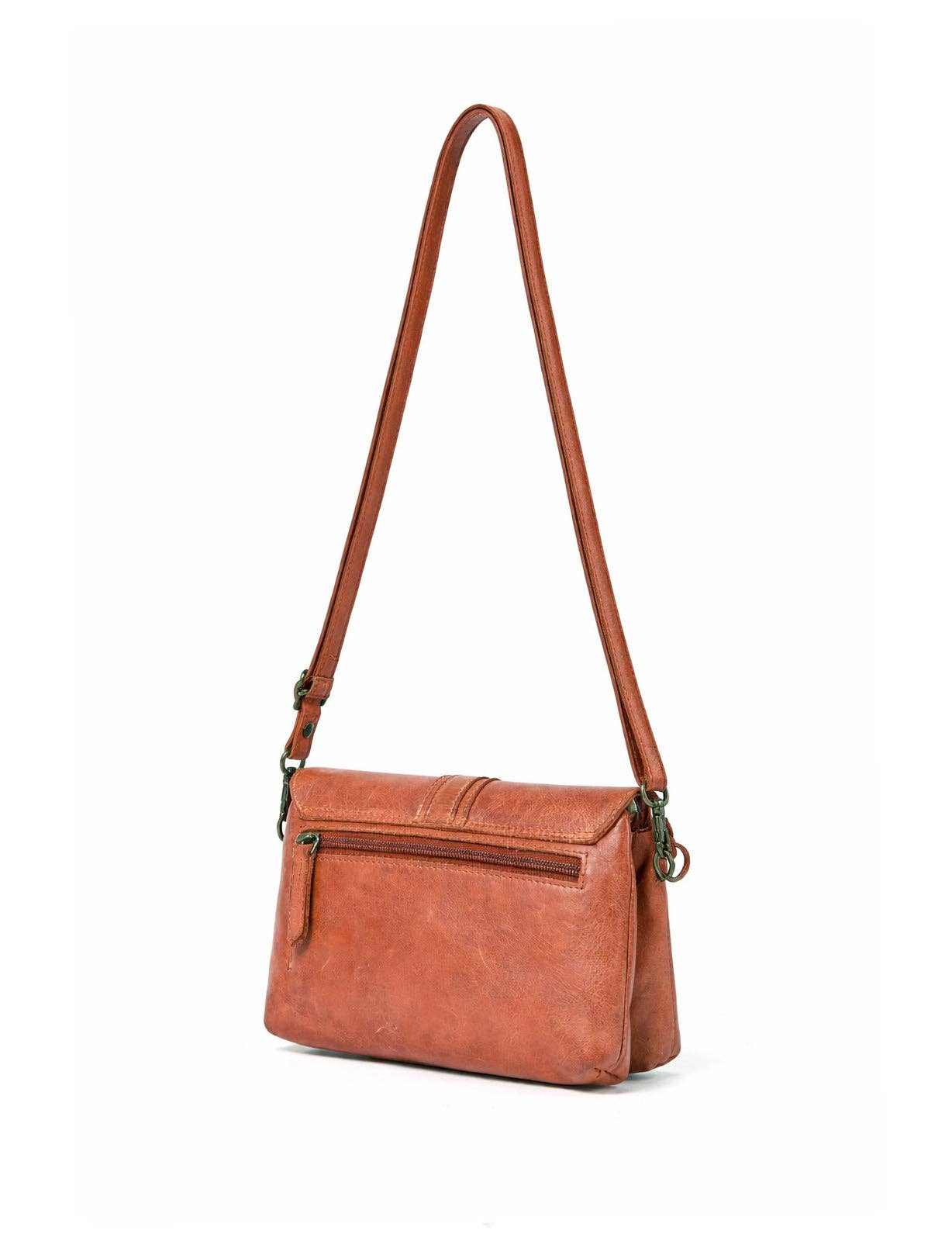 TULLY FLAP OVER LEATHER XBODY BAG