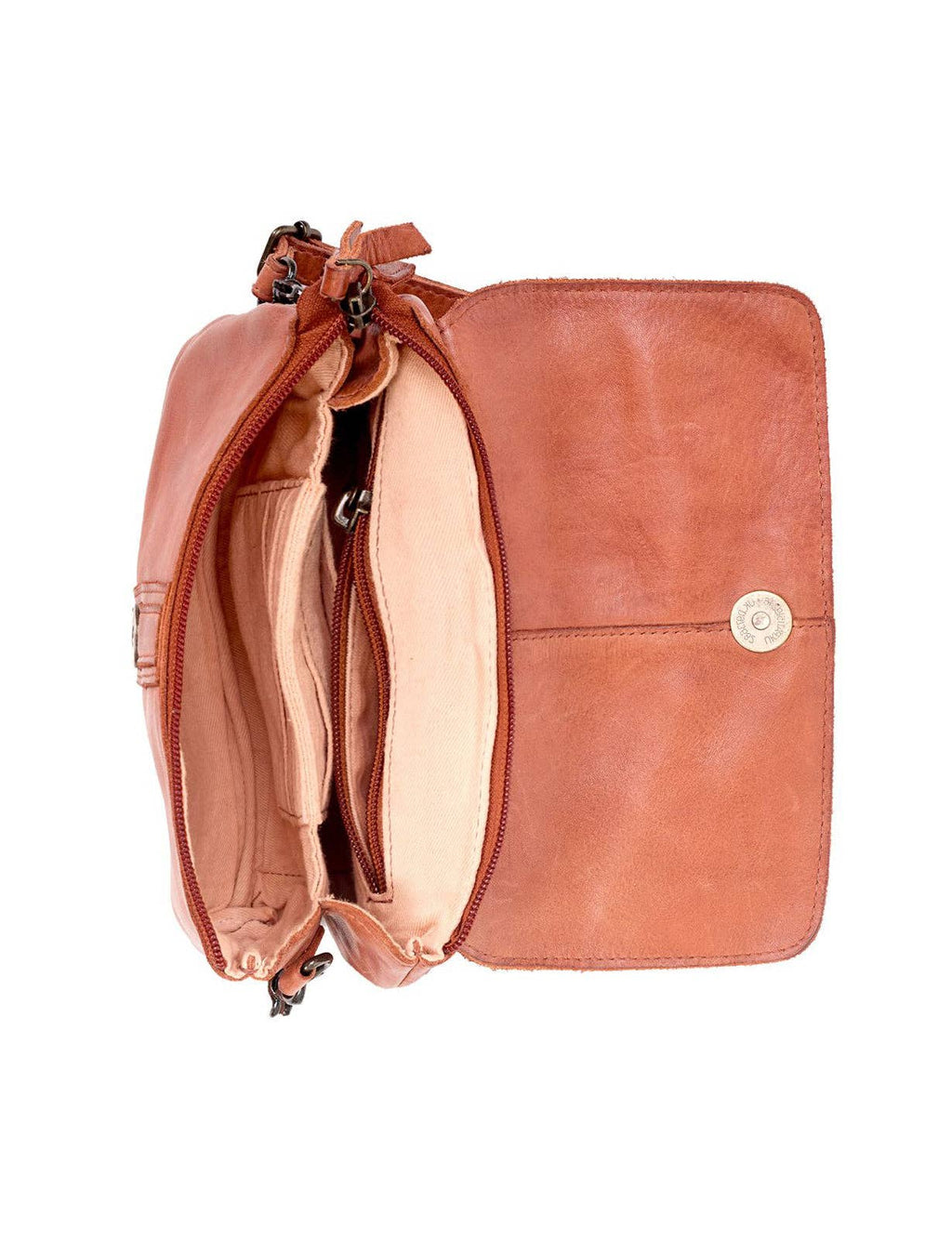 TULLY FLAP OVER LEATHER XBODY BAG