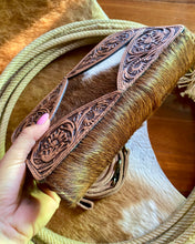 Tooled Leather & Hair on Hide Cross Body / Wallet / Clutch