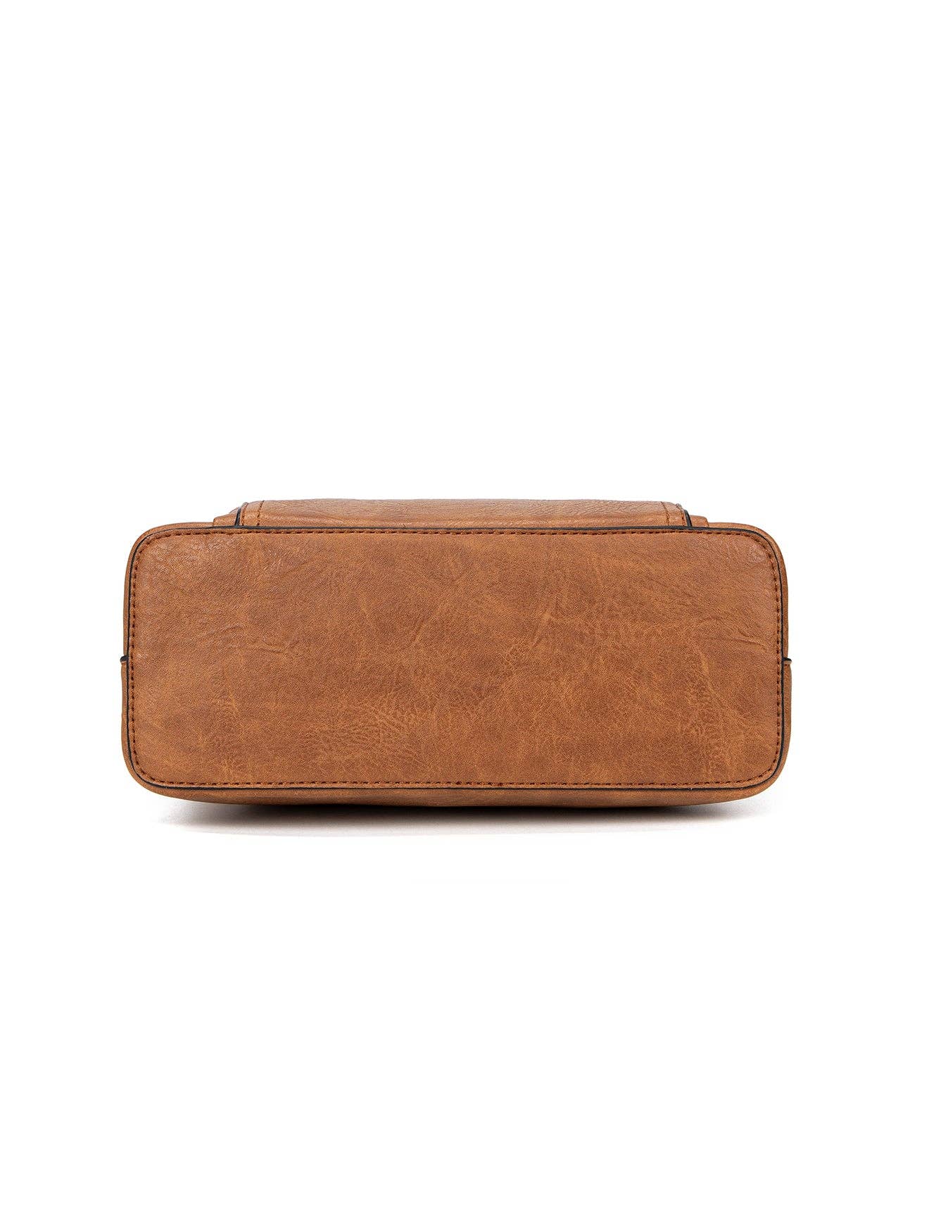 ALEX VEGAN XBODY BAG - Tan
