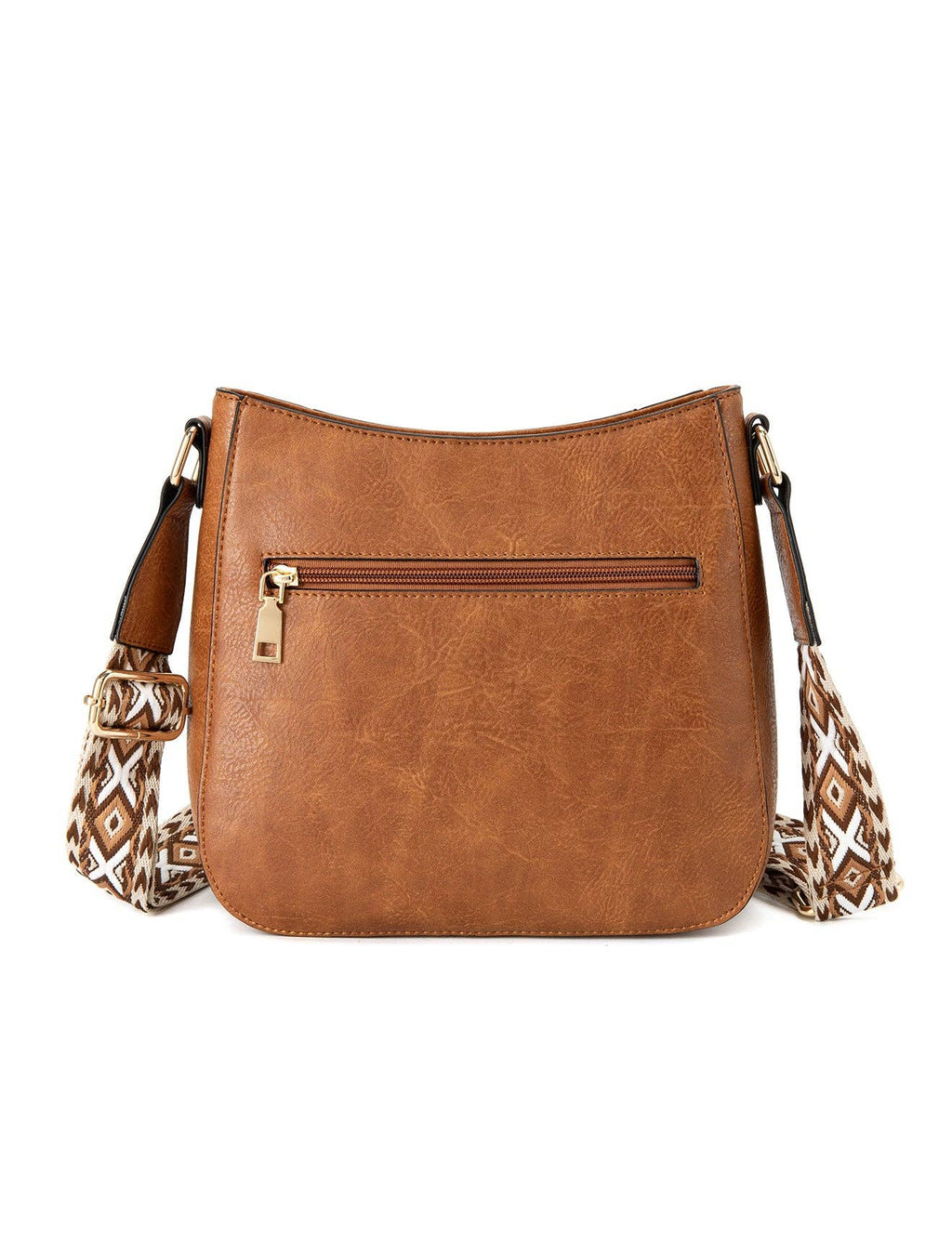ROCHELLE VEGAN SHOULDER/XBODY BAG - Tan