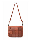 TAMWORTH PATCHWORK DETAIL LEATHER XBODY BAG