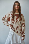 Gracie Knit Animal Print Sweater