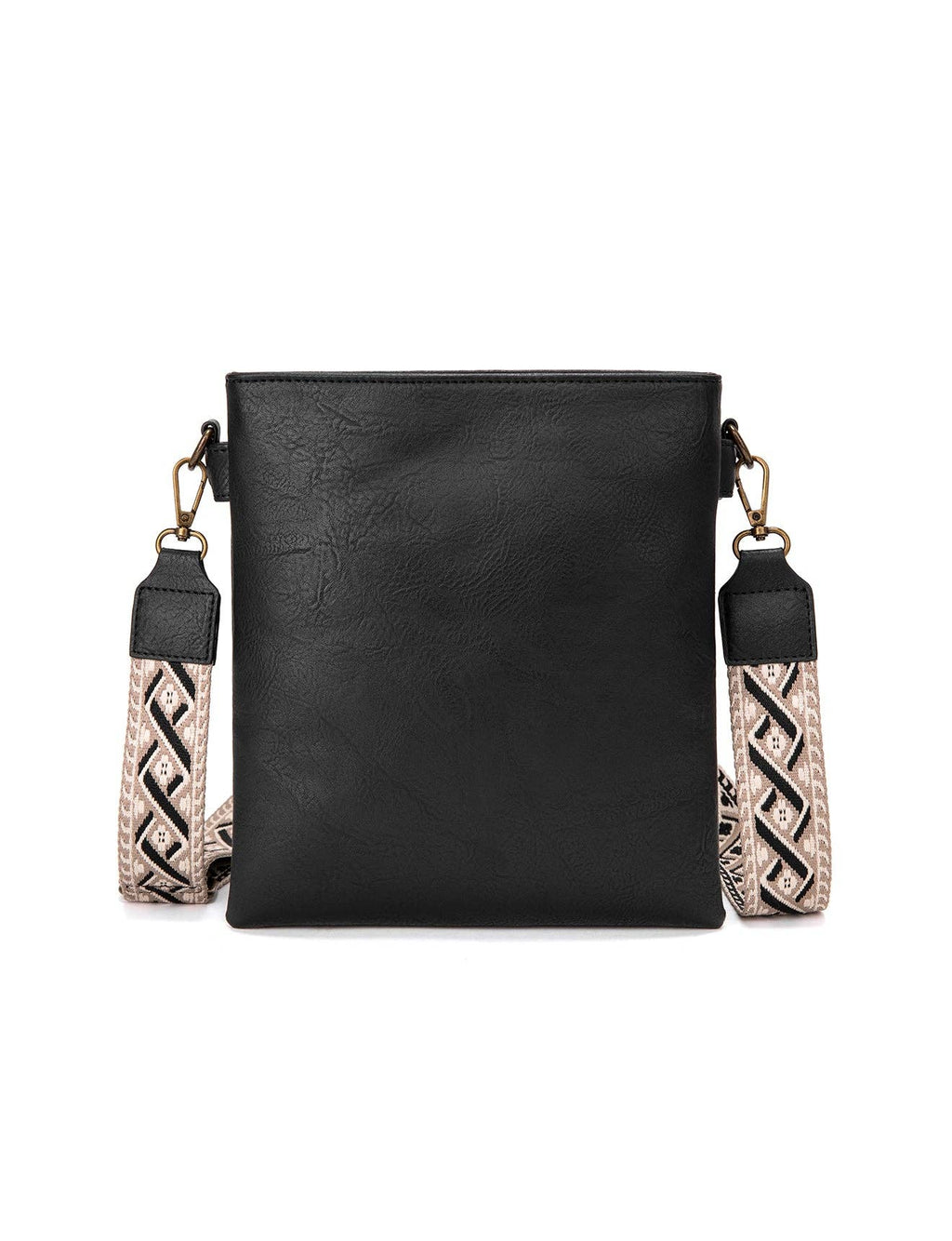 ELISE VEGAN XBODY BAG -Black