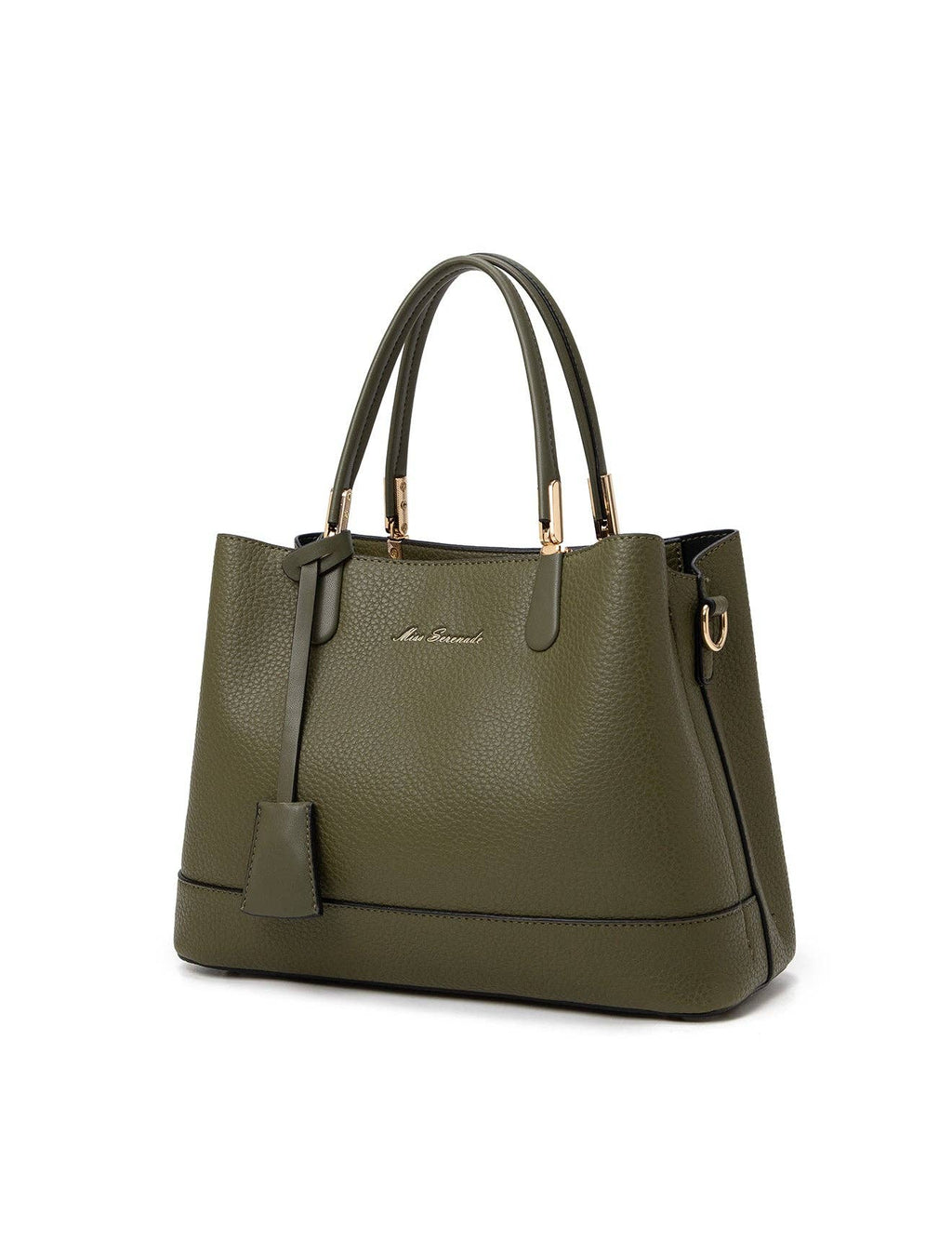 ASHER VEGAN TRIPLE COMPARTMENT BAG - Olive