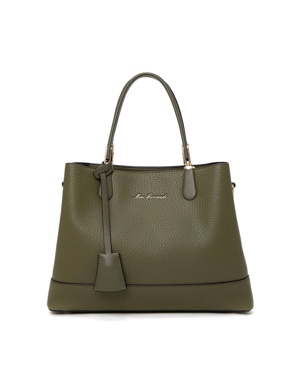 ASHER VEGAN TRIPLE COMPARTMENT BAG - Olive