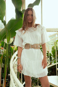 Grace Stud Belt Ivory