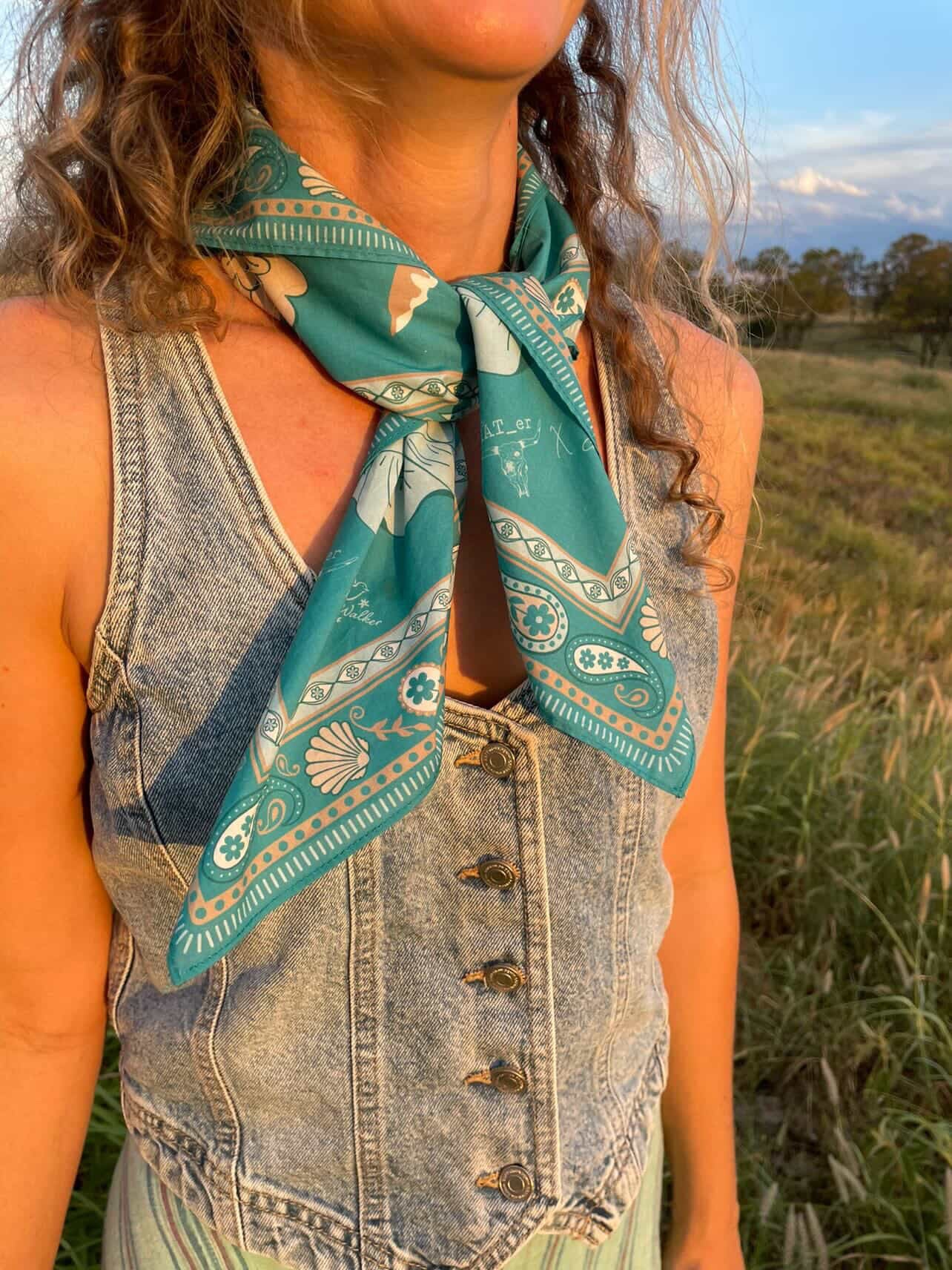 Coastal Cowgirl Bandana Collab