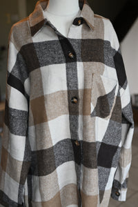 Curvy Plaid Shacket