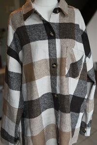 Curvy Plaid Shacket