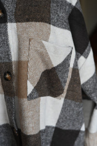 Curvy Plaid Shacket
