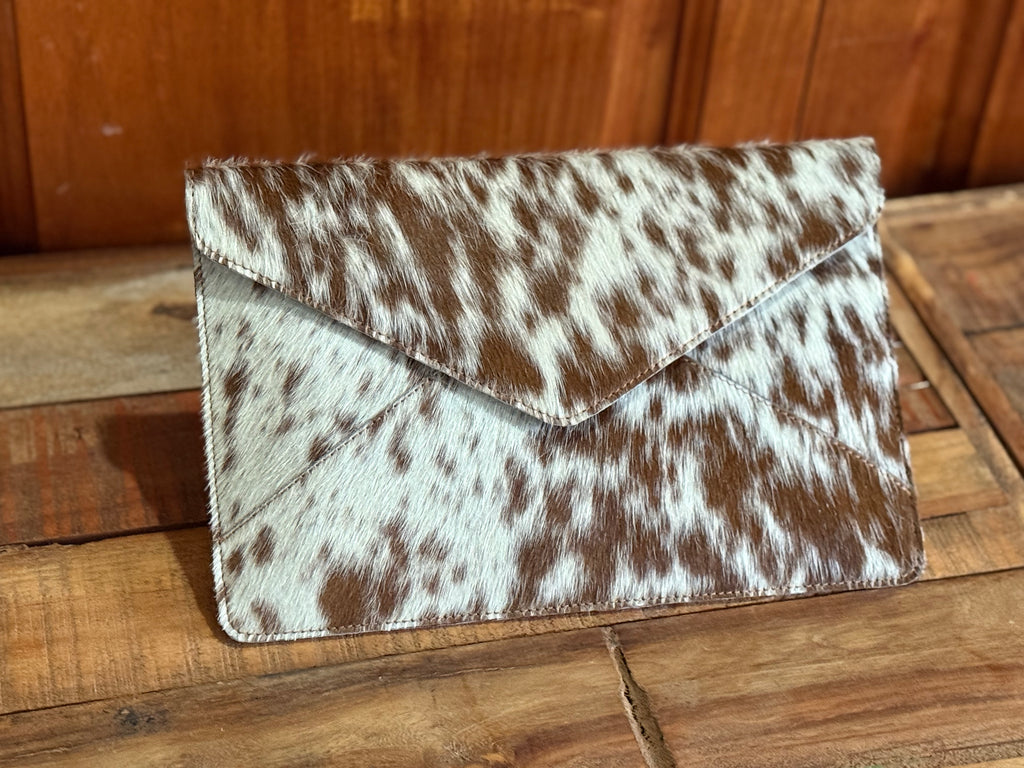 Envelope Cowhide Clutch