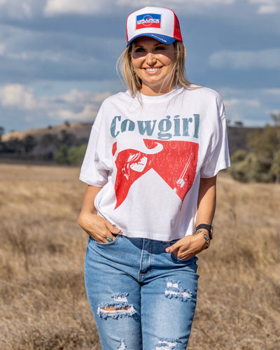Cowgirl Crop Tee