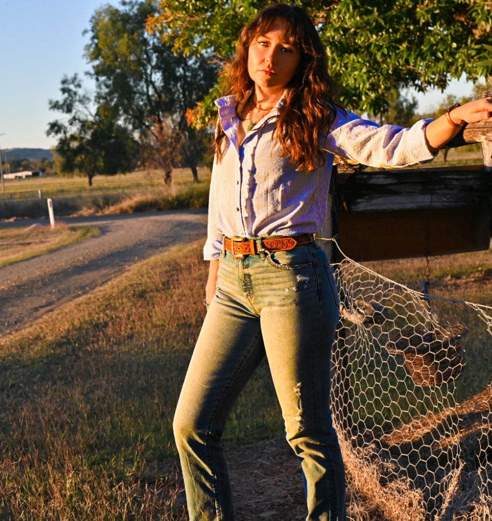 Blue Bell Ruffle Blouse