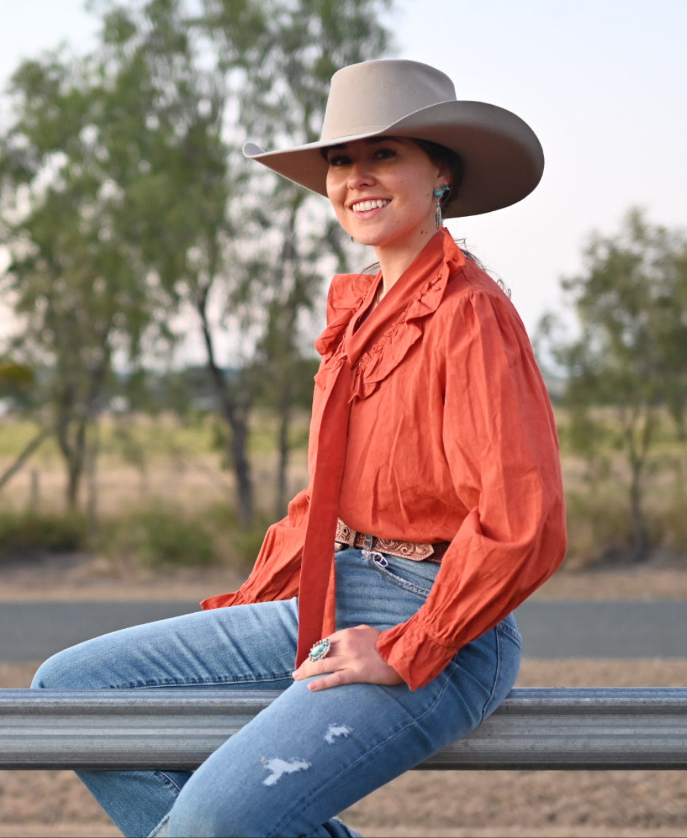 High Rise Cuff Jeans