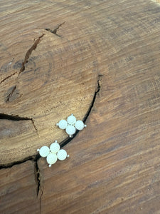 White Turquoise Stud Earrings