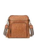 ALEX VEGAN XBODY BAG - Tan