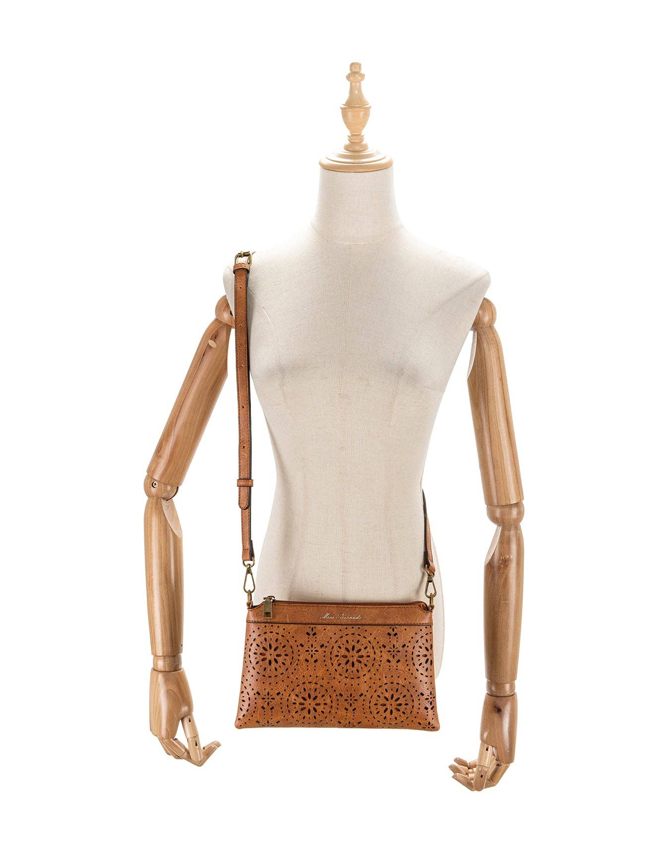 ARWEN SMALL VEGAN  XBODY BAG TAN