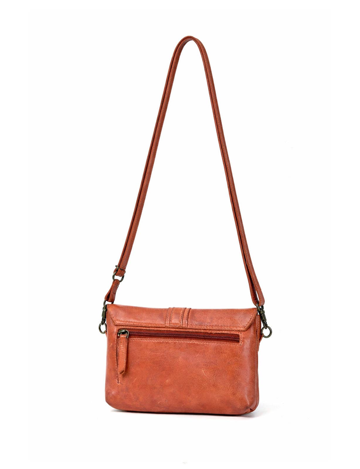 TULLY FLAP OVER LEATHER XBODY BAG