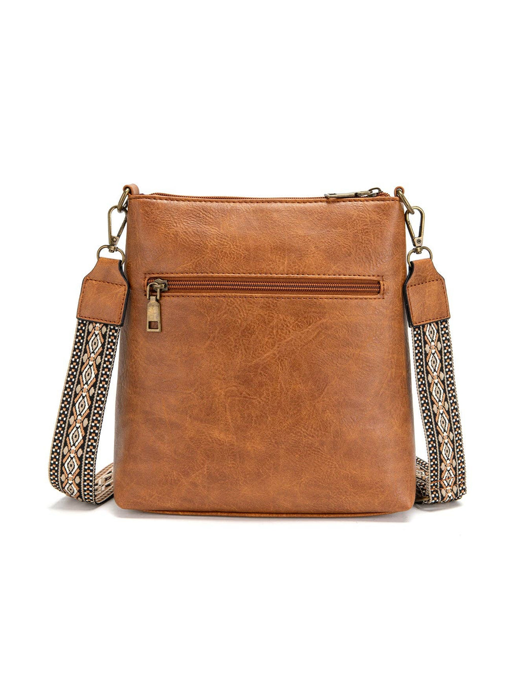 ANDI VEGAN XBODY BAG BLK/TAN
