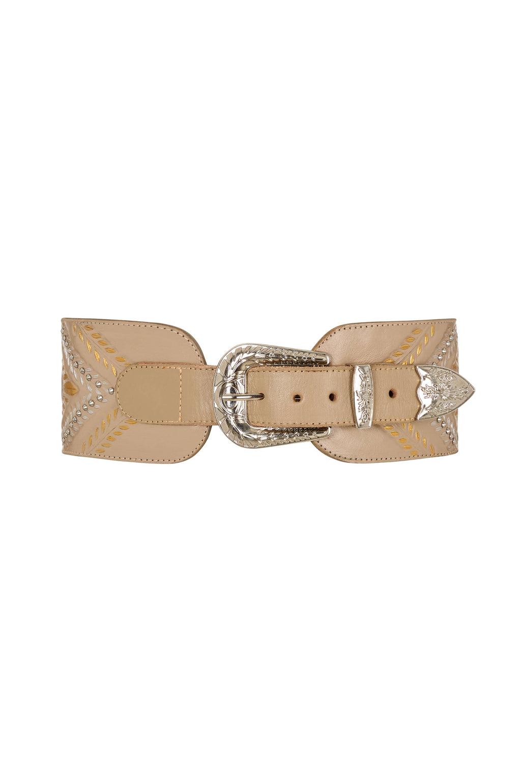 Grace Stud Belt Ivory