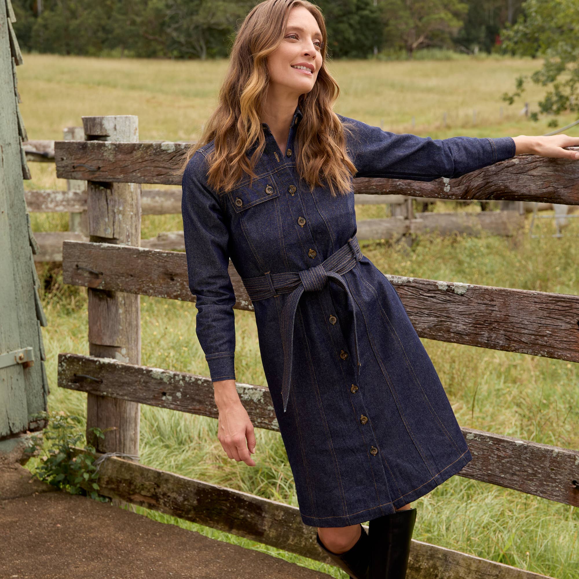 Daisy Dress Denim