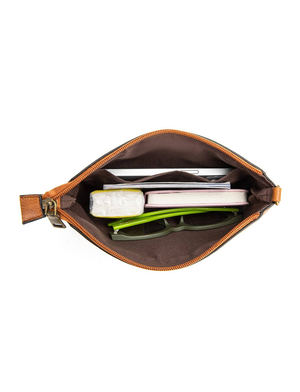 ARWEN SMALL VEGAN  XBODY BAG TAN