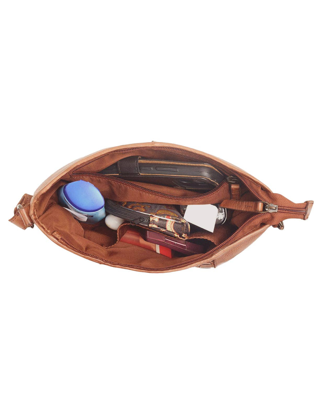 JINDABYNE WOVEN PANELLED LEATHER XBODY BAG