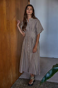 Gypsy Woven Cotton Gingham Maxi