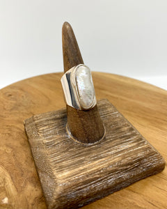 Baroque Pearl Dress Ring