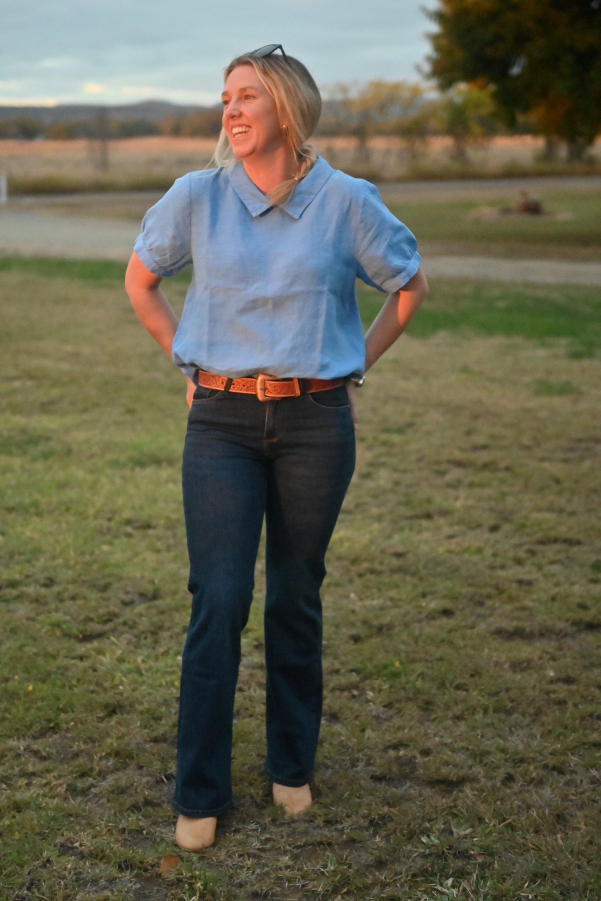 Clara - Linen Blouse