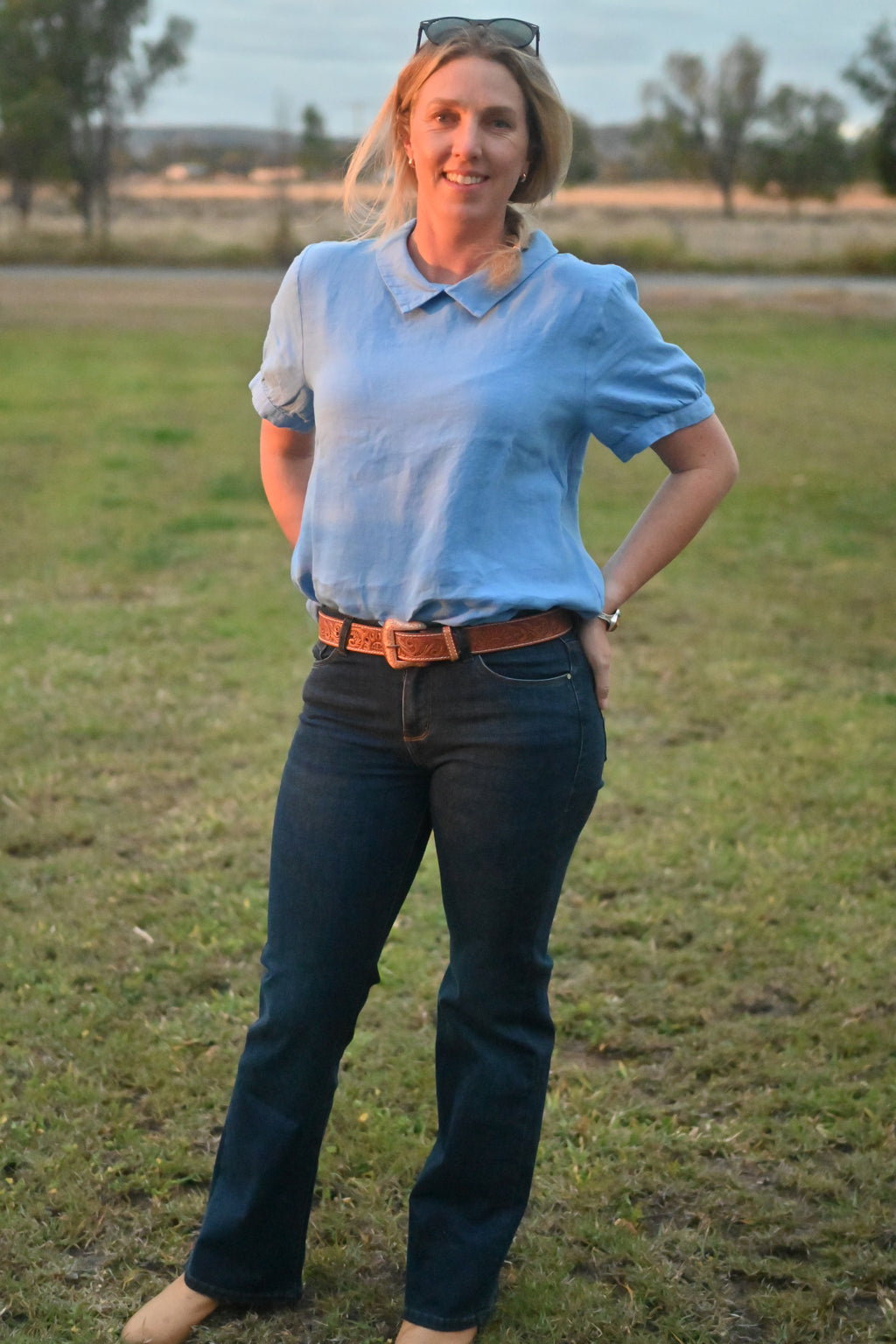 Clara - Linen Blouse