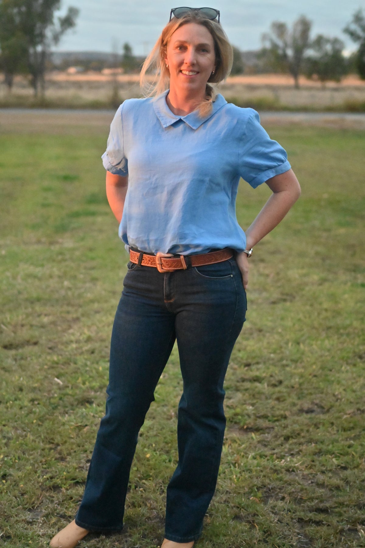 Clara - Linen Blouse