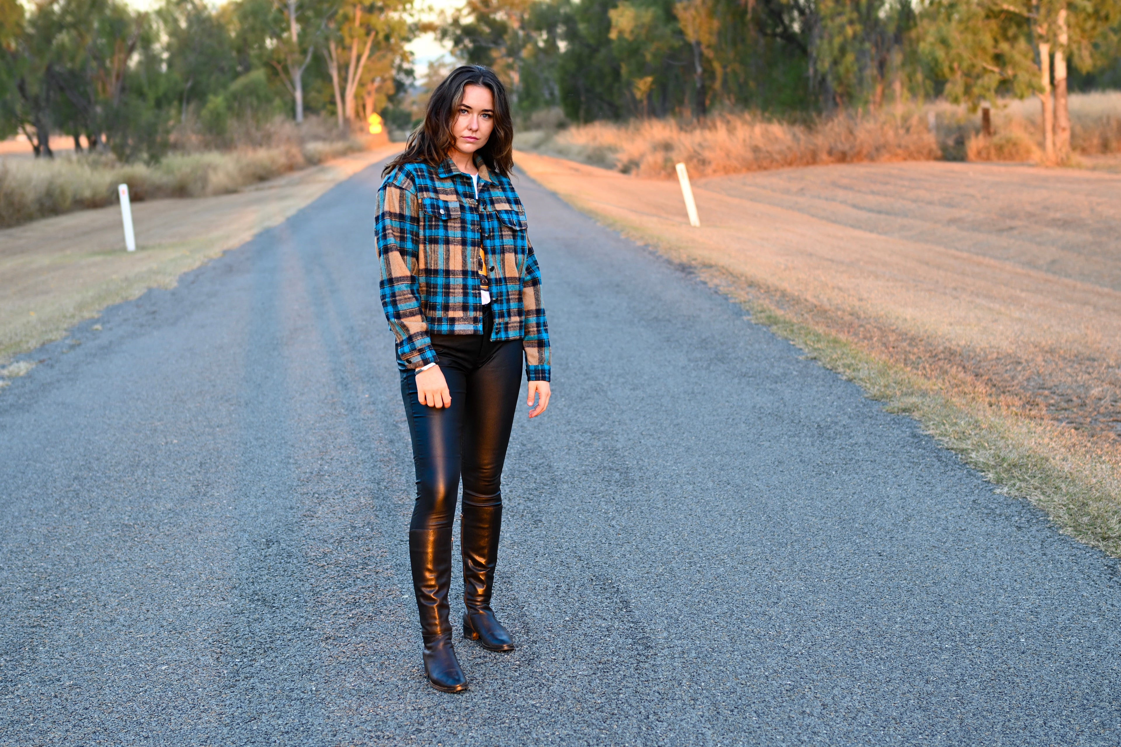 Wet Look Black Skinny Jeans