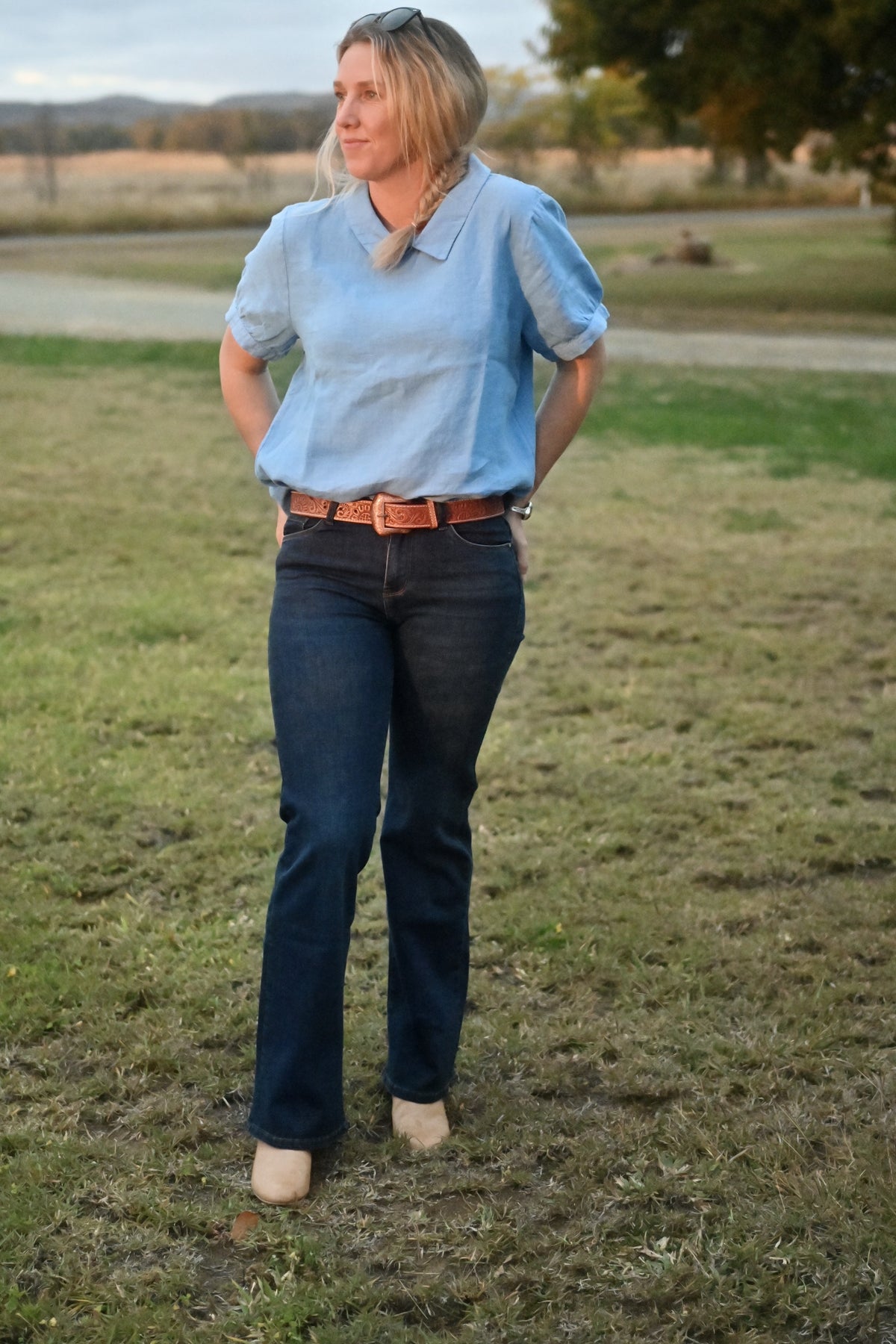Clara - Linen Blouse